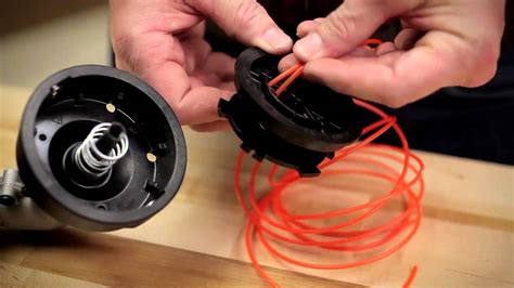 How To Change Weed Eater Line Replacing a Weed Eater String (String Trimmer Line) | The Home Depot -  YouTube